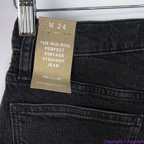 NEW Madewell Mid-Rise Perfect Vintage‎ Straight Jean Rosella Wash,24 - Picture 13 of 16